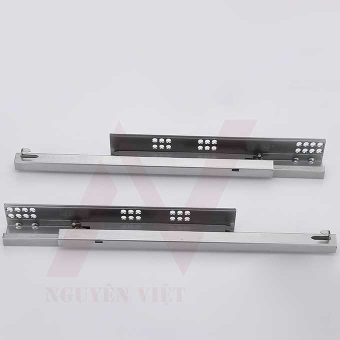 Ray âm mở 3/4 350mm Thanh trượt Ray kéo Nguyên Việt cao cấp siêu bền