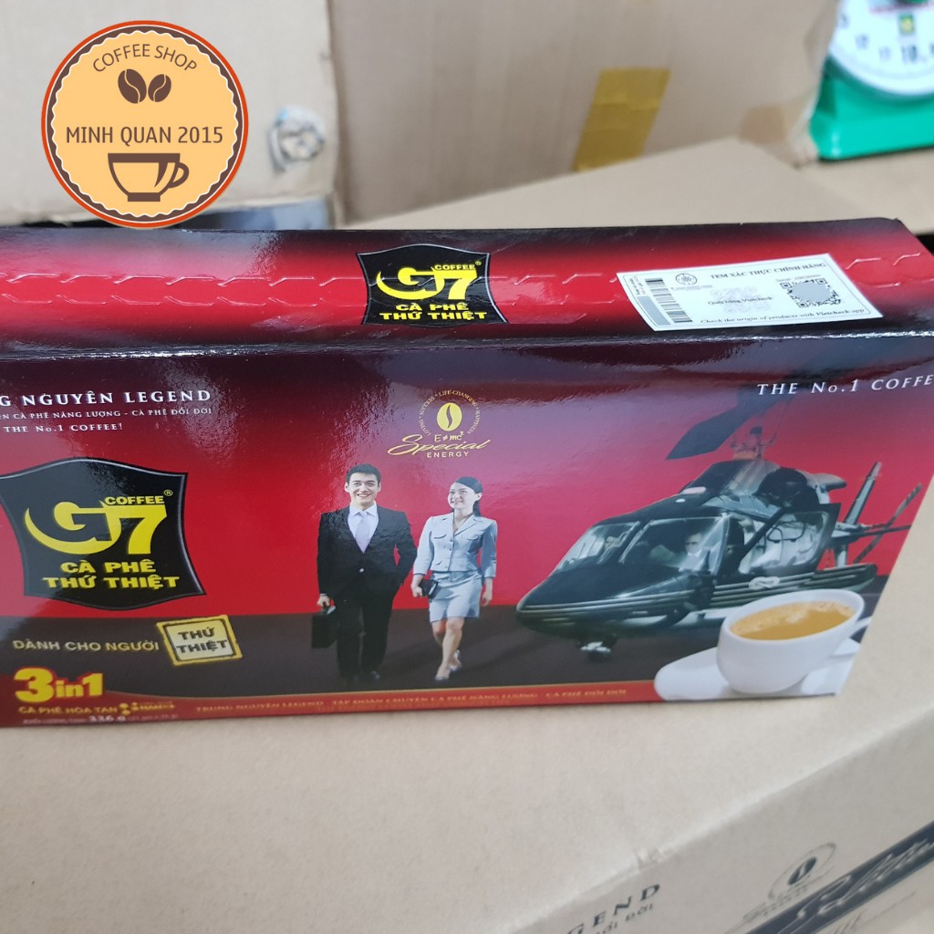 Cà Phê Sữa G7 3in1 Hộp 18 Gói / Hộp 21 Gói Trung Nguyên (Có Tem Xác Thực Chính Hãng) | BigBuy360 - bigbuy360.vn