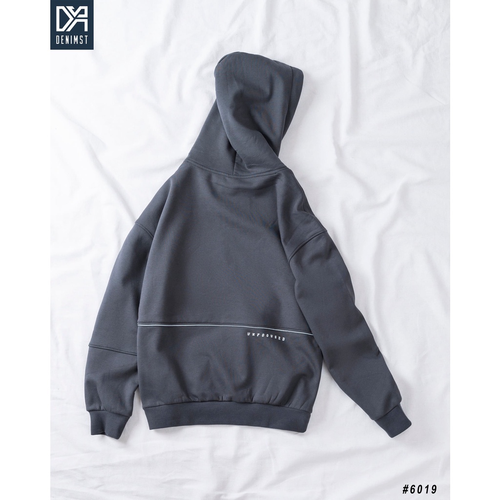 Áo Hoodie Nam WTHING DENIMST 6019 Chất Liệu Nỉ Nhung, Dáng Suông