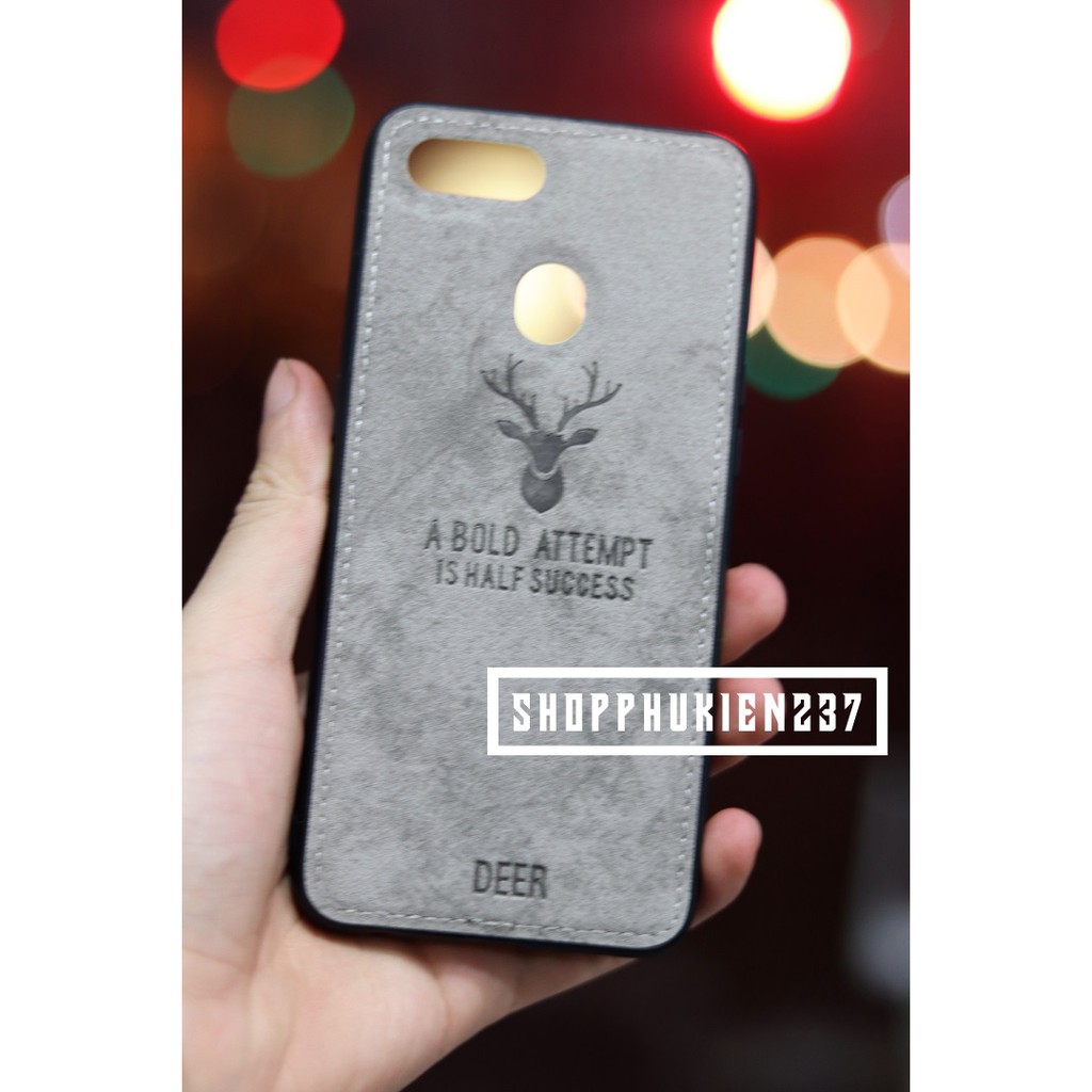 [Freeship toàn quốc từ 50k] ỐP LƯNG OPPO F9 ỐP JEAN HÌNH NAI VIỀN DẺO CAO CẤP
