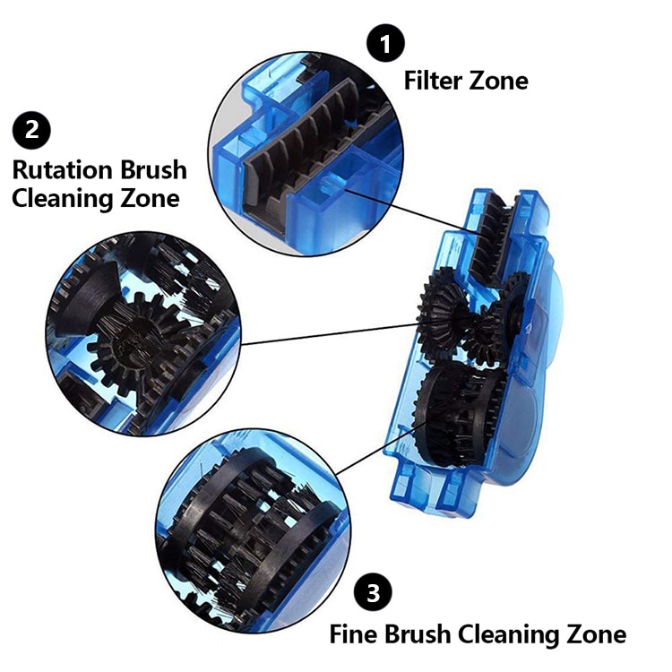 【Fulfilled by Shopee】Bàn Chải Vệ Sinh ROCKBROS Siêu Nhẹ Giúp Sửa Chữa Và Bảo Vệ Dây Sên Xe Đạp Đa Năng Tiện Dụng