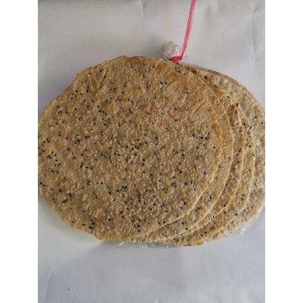 Bánh tráng gạo mè đen Tây Ninh 1 túi/5 cái. Loại nướng sẵn 140g