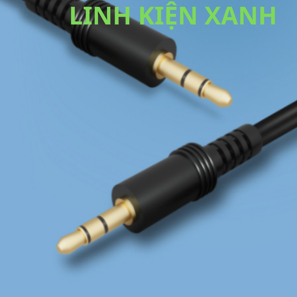 Dây loa âm thanh 2 đầu tròn 3.5 - 3.5mm to 3.5mm