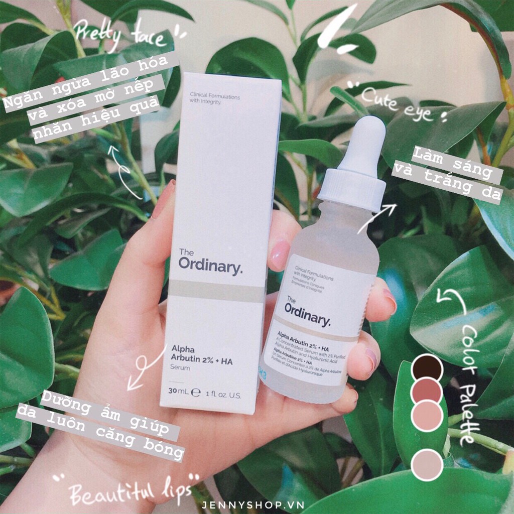 Tinh Chất Dưỡng Trắng The Ordinary Alpha Arbutin 2% + HA Serum
