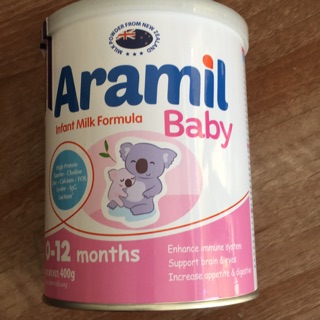 Sữa bột aramil 0-12 tháng( 0-12 tháng) 400g