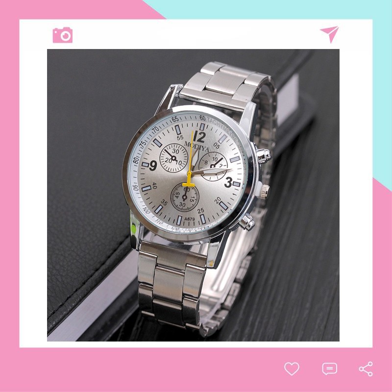 Đồng hồ nam dây kim loại cao cấp Modiya cực đẹp DH103