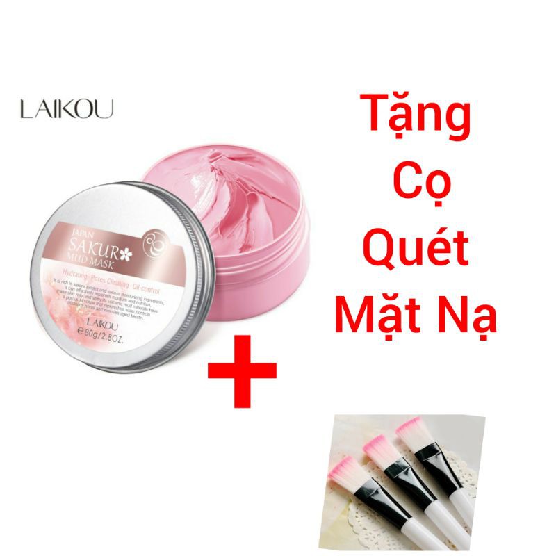 Mặt Nạ Bùn Hoa Anh Đào Nhật Bản Laikou