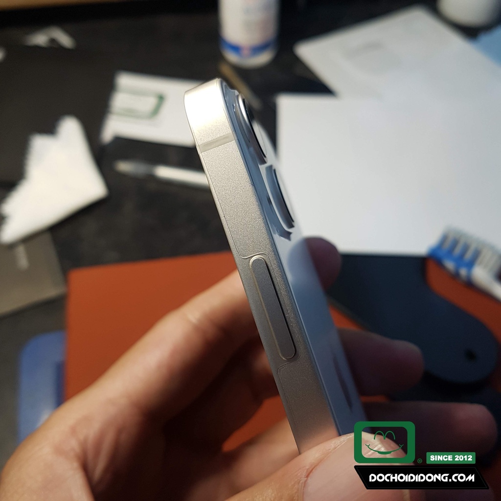 Miếng dán PPF Hydorgen iPhone 13 mini trong, nhám, đổi màu cao cấp