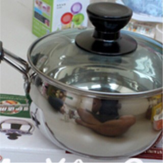 Nồi nấu cháo, bột 100% inox 12cm