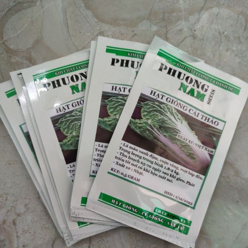 Hạt giống bắp cải thảo F1 5gr