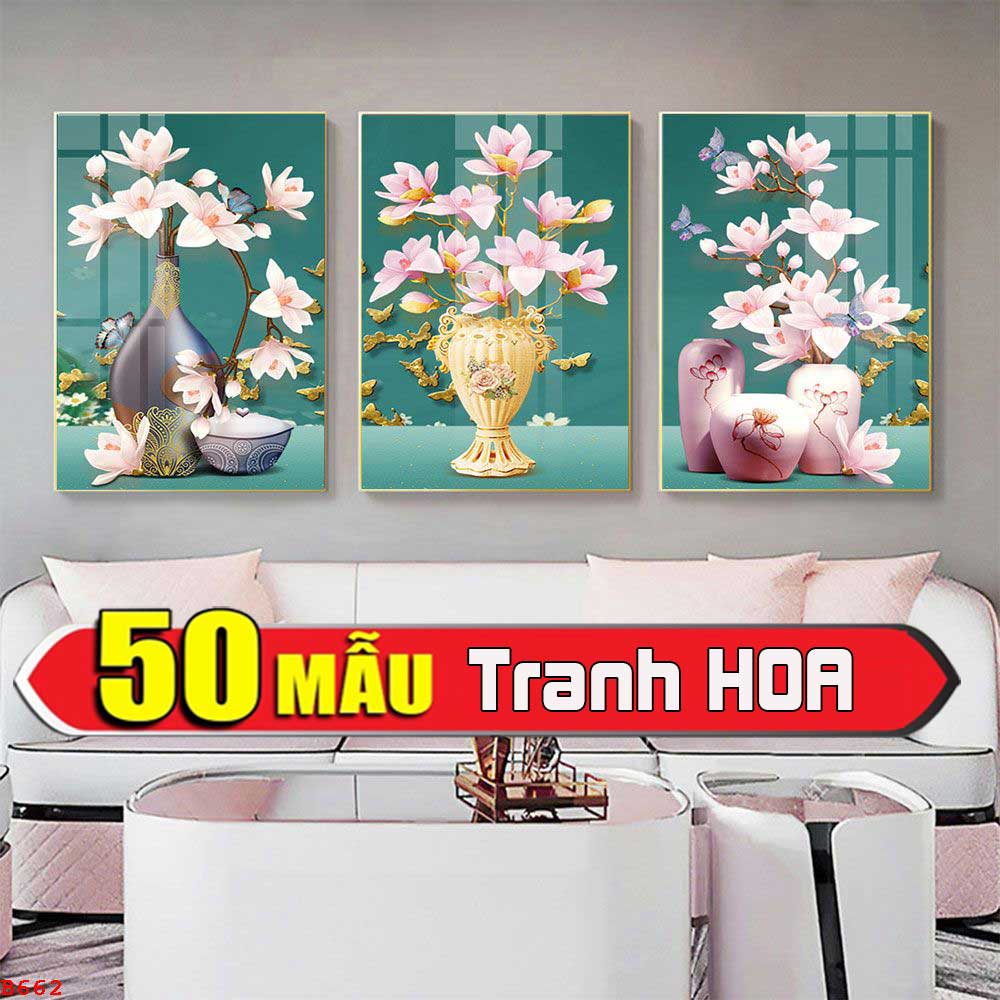 [40X60CMX3B] Tranh Treo Tường TRÁNG GƯƠNG IN UV 3D MIKA CAO CẤP