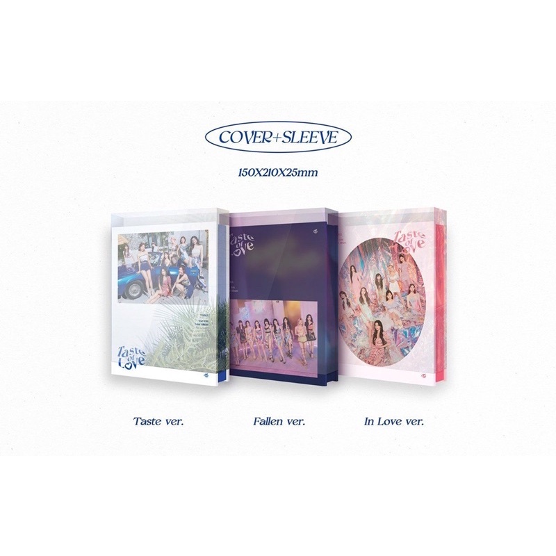 Bộ ảnh album Taste of Love - TWICE nguyên seal