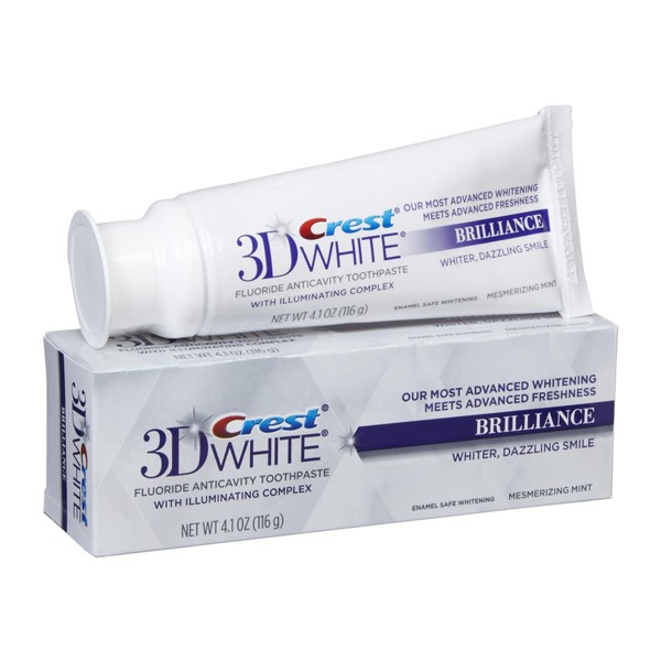Kem đánh răng siêu trắng Crest 3D White Brilliance 24G Bản Mỹ