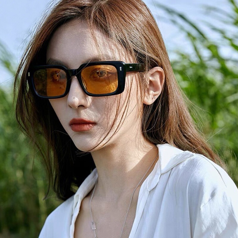 Kính Mát Gọng Vuông Nhỏ Thời Trang