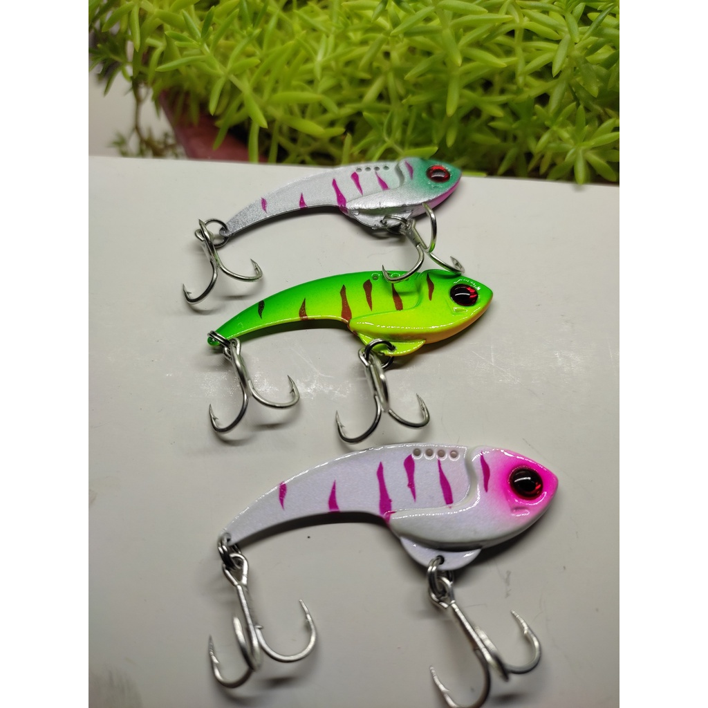 MỒI CÁ SẮT FISHEN-ORICHI-CICADA  10G MẪU NƯỚC SƠN TỐT FULL LƯỠI BKK CHUYÊN LURE LÓC RÔ PHI...