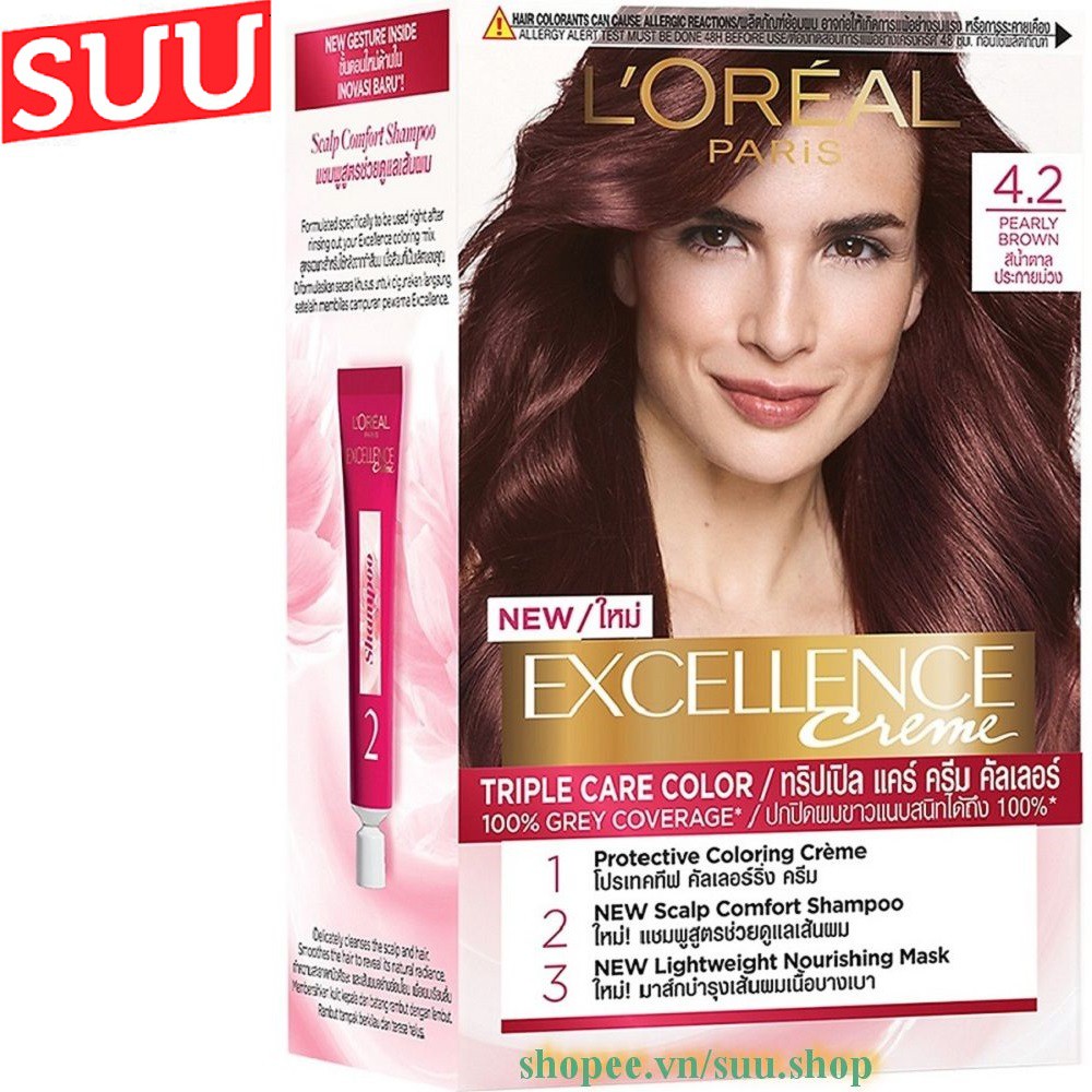 Thuốc nhuộm tóc Loreal Excellence Creme Đủ màu suu.shop cam kết 100% chính hãng | BigBuy360 - bigbuy360.vn