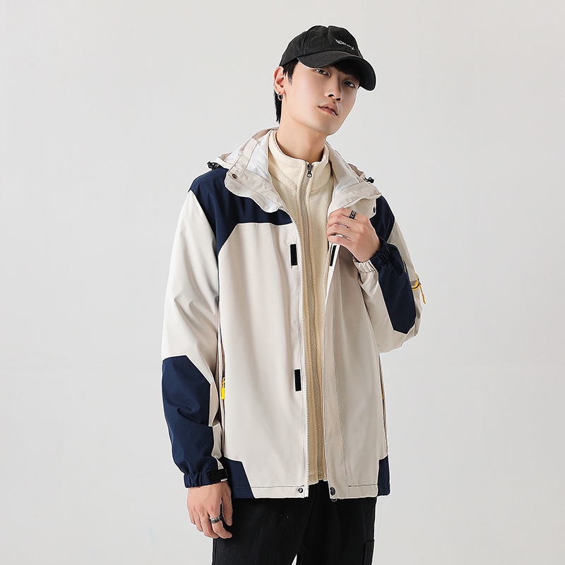 Áo Khoác Chống Gió Chống Thấm Nước Thời Trang Leo Núi Cho Cặp Đôi