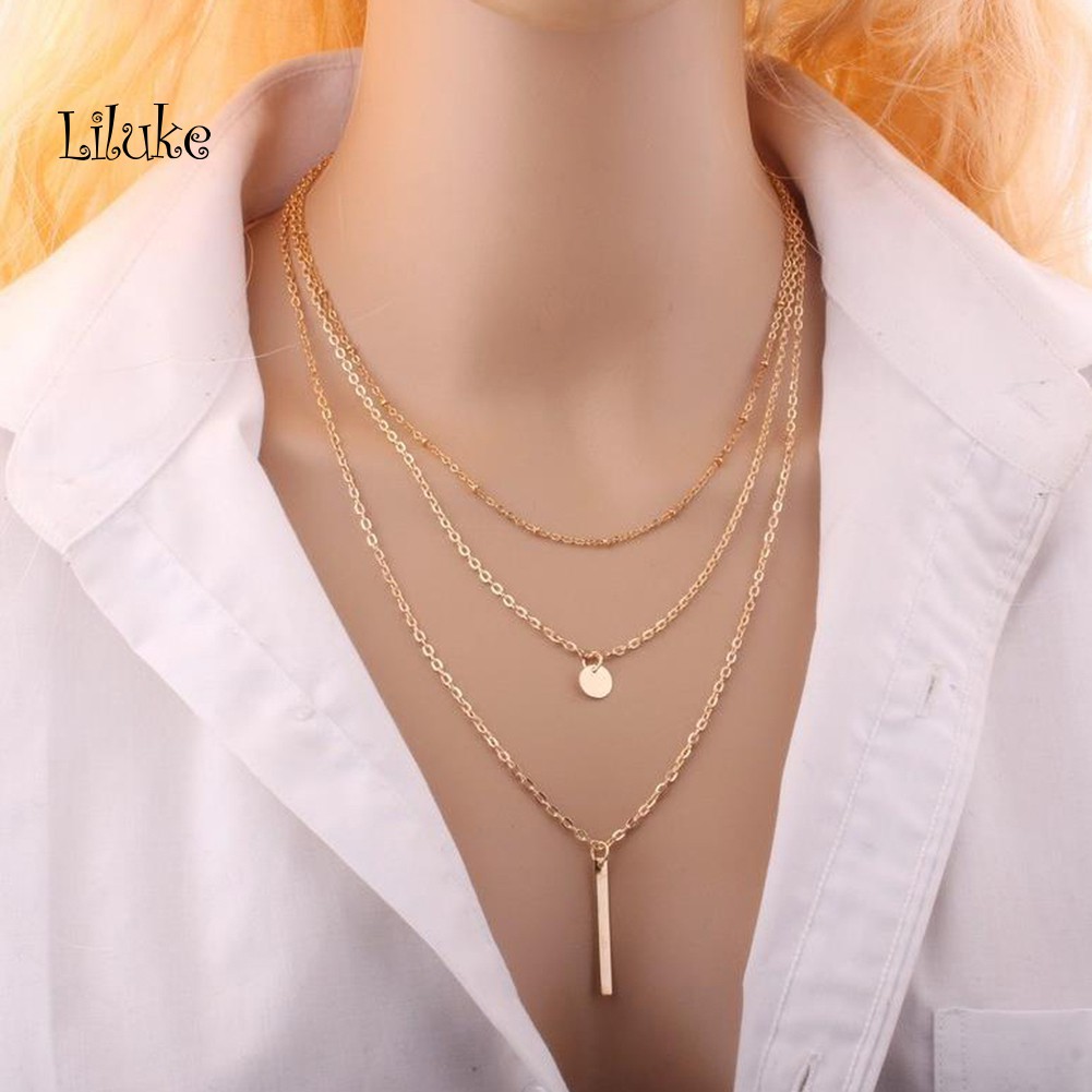 Vòng Cổ Choker Nhiều Lớp Thời Trang Cá Tính Cho Nữ