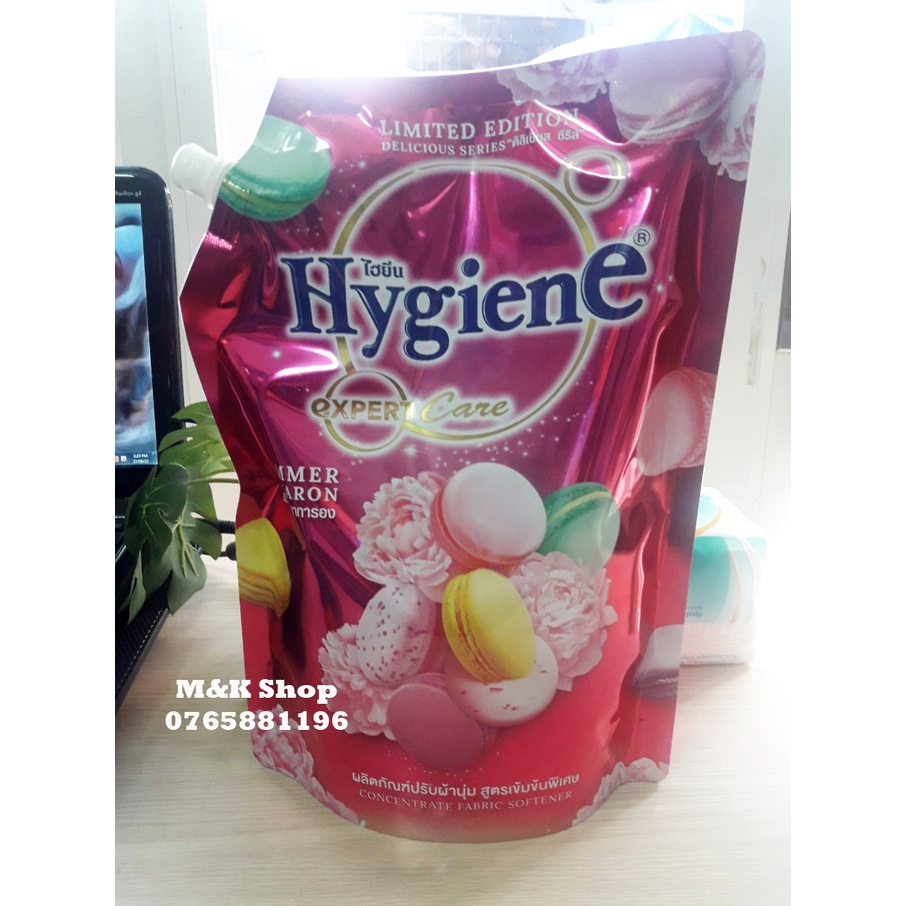 Nước xả vải đậm đặc Hygiene túi Thái Lan 100%