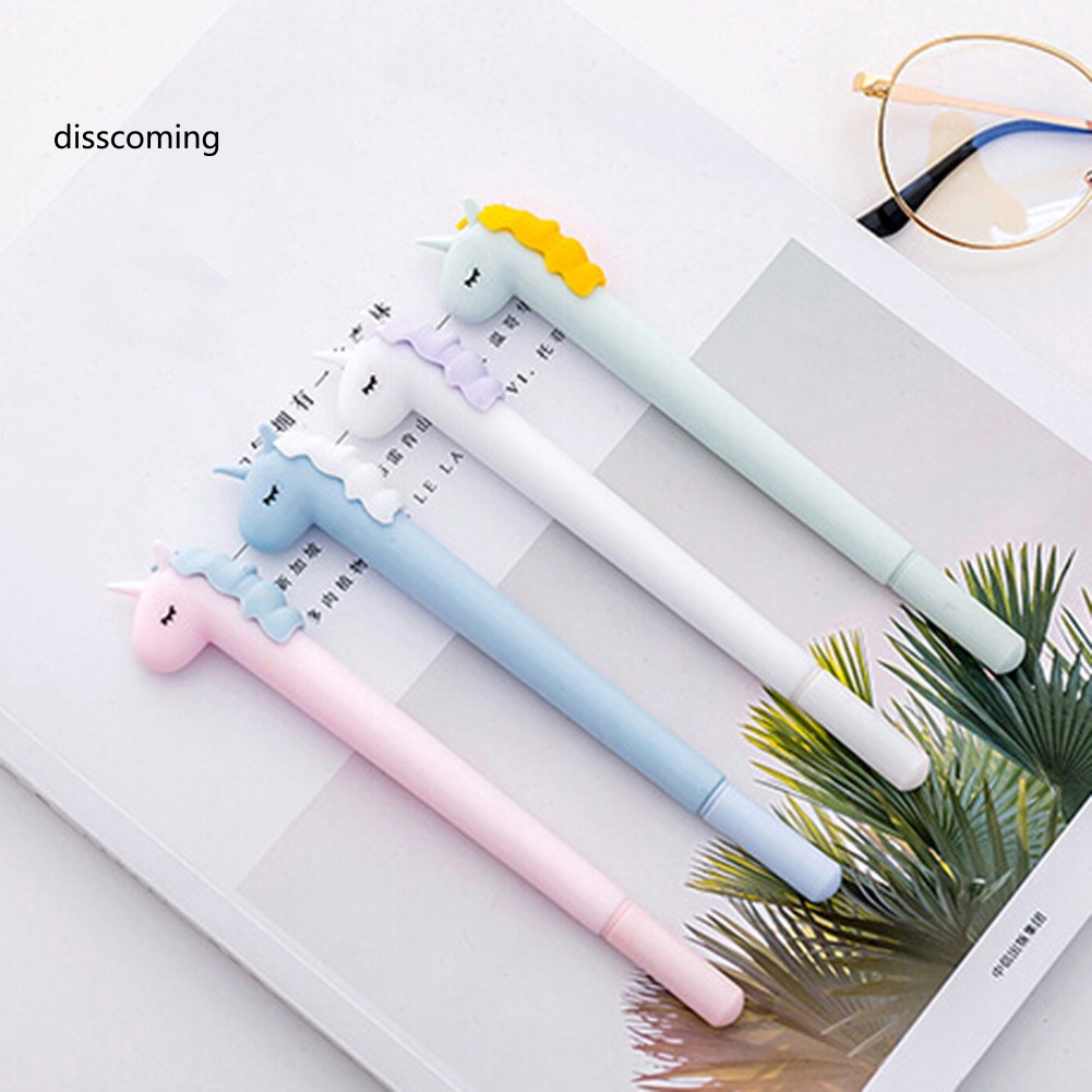 Bút Gel Mực Đen Hình Kỳ Lân Siêu Dễ Thương