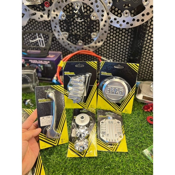 Bộ Nắp Đầu Bò Take Tặng Tay Thắng Đùm Inox Xe Dream