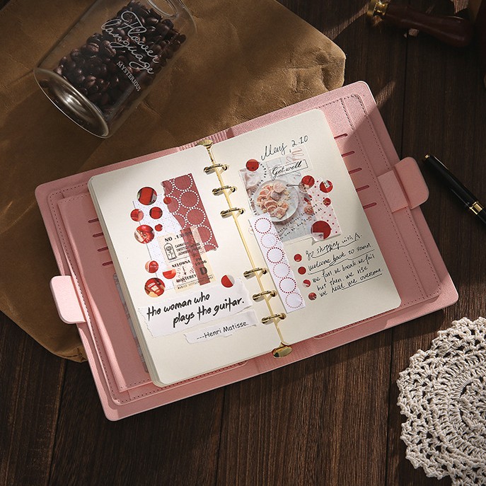 Sticker - Bảng 60 Sticker Chấm Tròn Có Họa Tiết