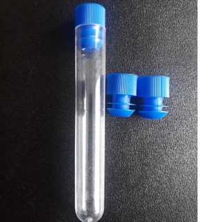 Ống nghiệm nhựa có nắp fi 16x10 ( túi 100 cái)