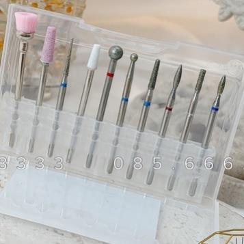 Set đầu mài da cao cấp, phụ kiện làm móng