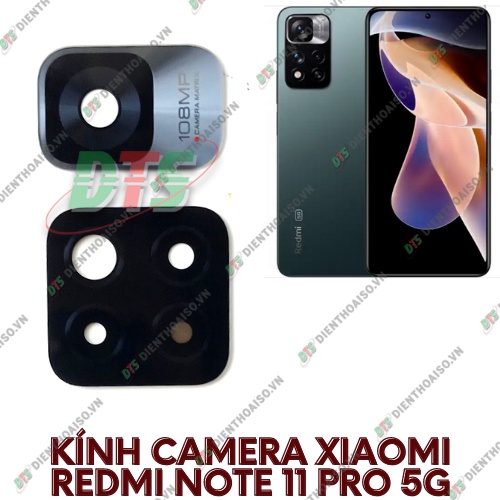 Kính camera xiaomi redmi note 11 pro 5g kèm keo dán