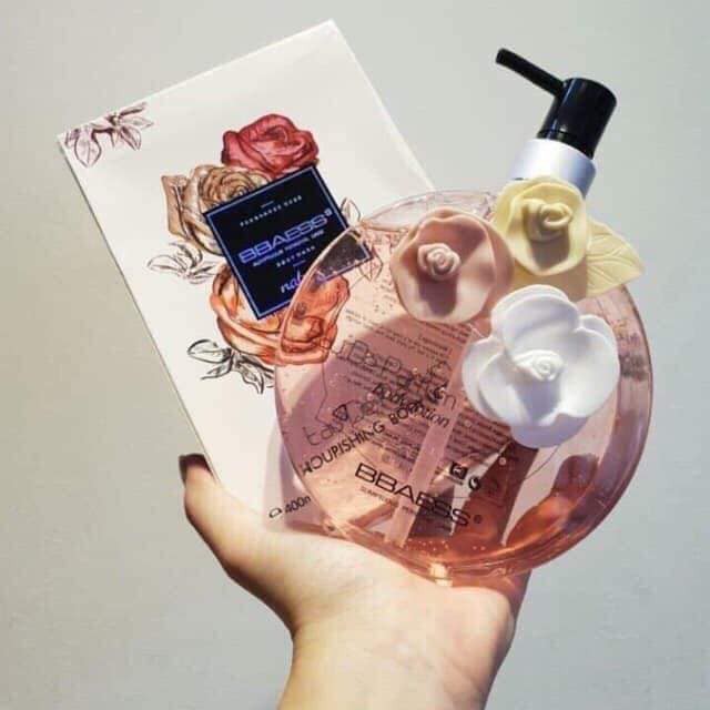  [Chính hãng] Sữa tắm 3 bông hương nước hoa BBAESS Natural Eau De Parfum chai 400ml 💮💐🌺🌻🌹🏵️