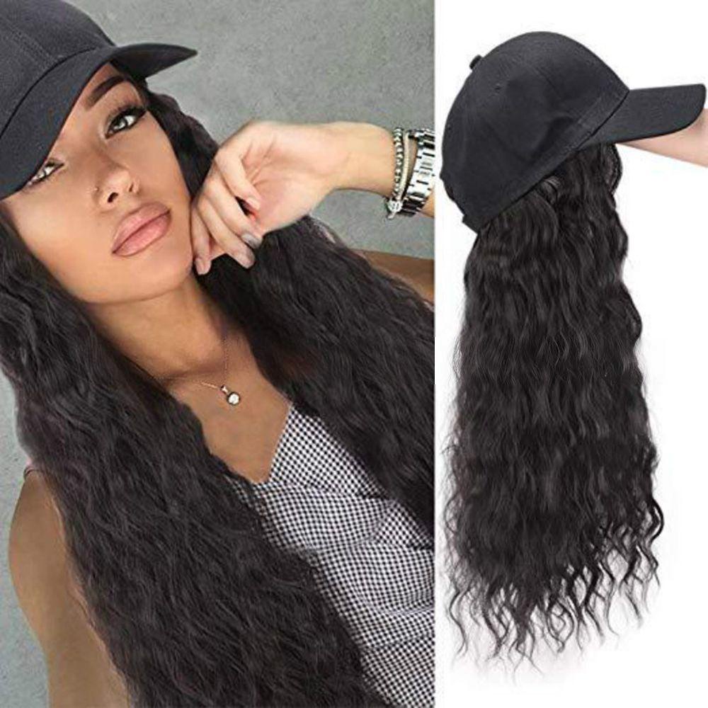 ROSE Bộ Tóc Giả Dài Xoăn Gợn Sóng Thời Trang Dành Cho Nữ