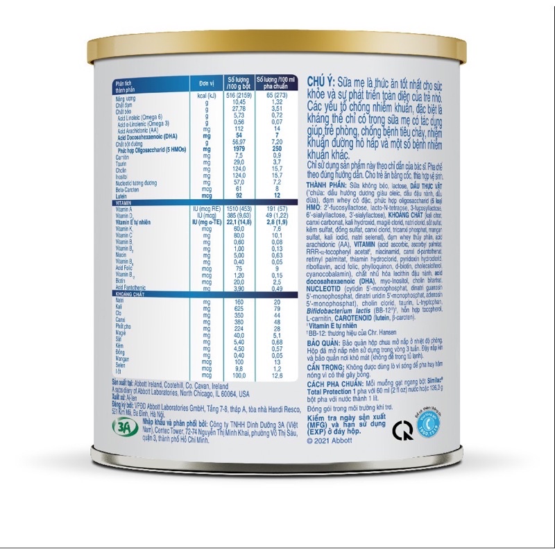 Sữa Similac protection 1 400g