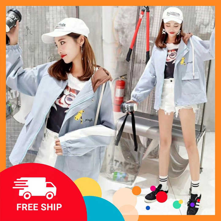 ÁO KHOÁC kaki NỮ TÚI HỘP freesize MÀU TRƠN | BigBuy360 - bigbuy360.vn