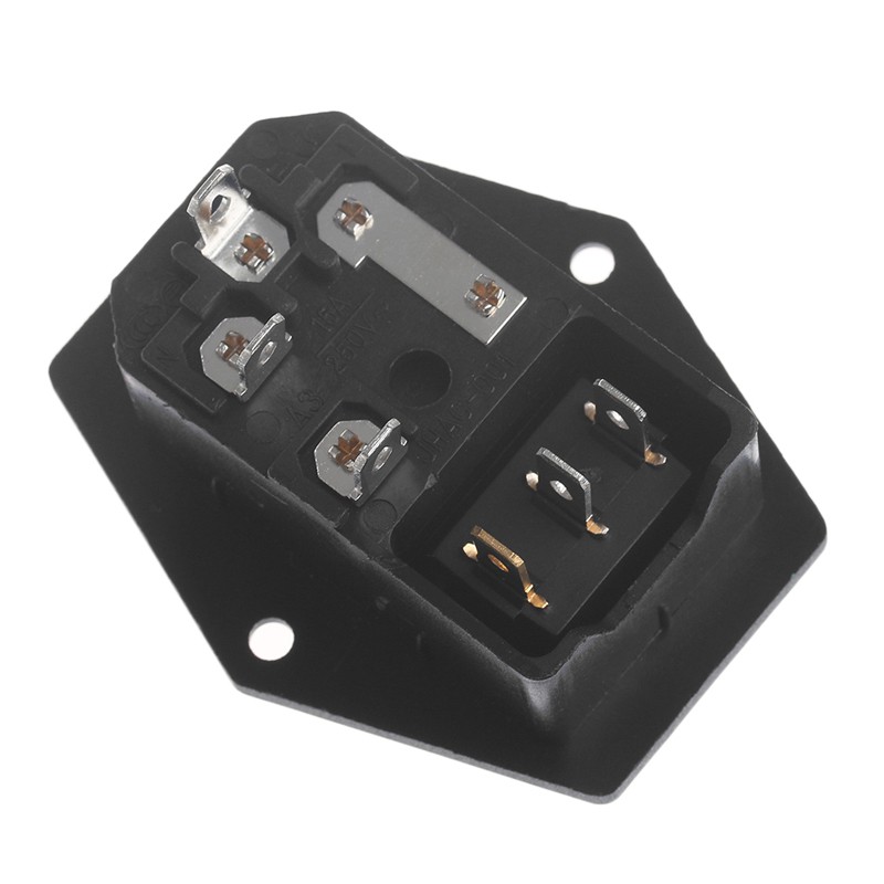 Ổ cắm điện với công tắc ngắt mạch 10a 250v 3 pin iec320 c14 ac