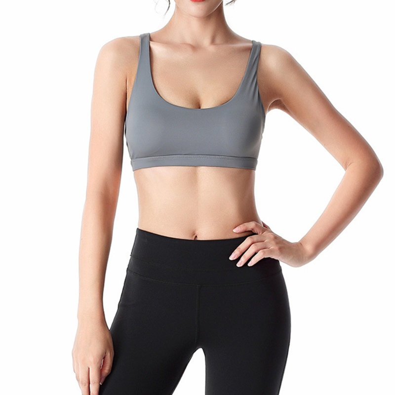 Sun Áo Ngực Thể Thao Có Mút Nâng Ngực Dây Chéo Lưng Có Thể Tháo Rời Hỗ Trợ Luyện Tập Yoga / Thể Thao Dành Cho Nữ