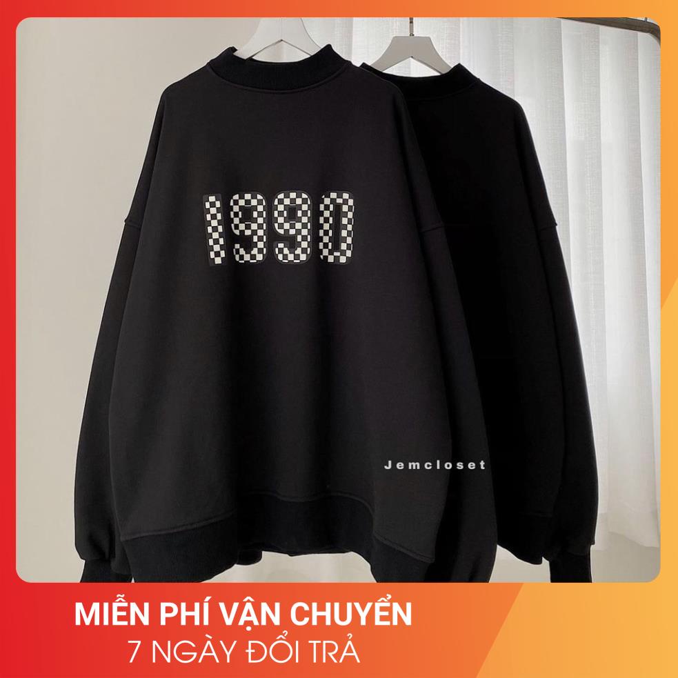 Áo nỉ caro 1990 phong cách Hàn Quốc 24 April nữ &lt;3