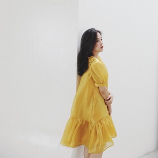Đầm Organza kính đuôi cá