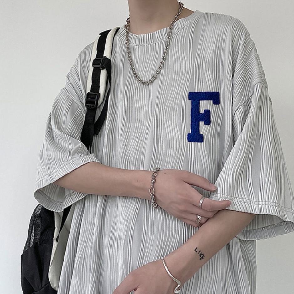 Áo thun tay dài cổ tròn dáng rộng phong cách Hàn Quốc thời trang mùa thu dành cho nam