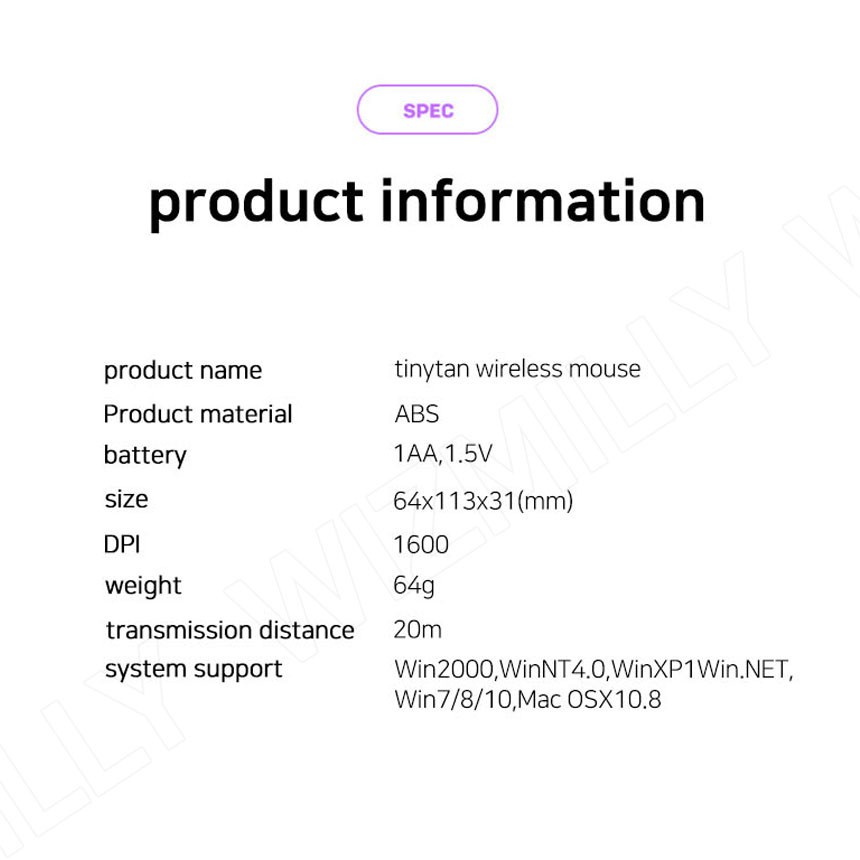 Chuột Không Dây Không Dây Nhỏ Nhắn Chính Thức Của Bts