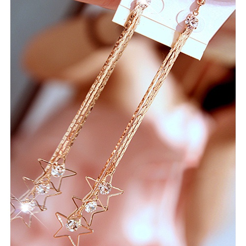 Đôi bông tai dạng rơi hình ngôi sao thời trang cho nữ