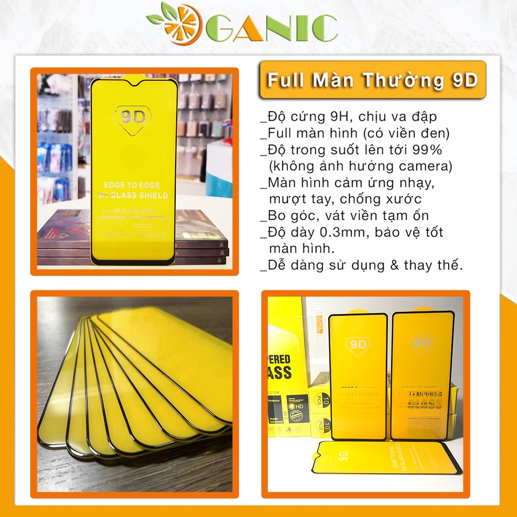 Kính Cường Lực Oppo A55 full màn trong suốt chống xước độ bền cao có tặng kèm khăn lau màn hình