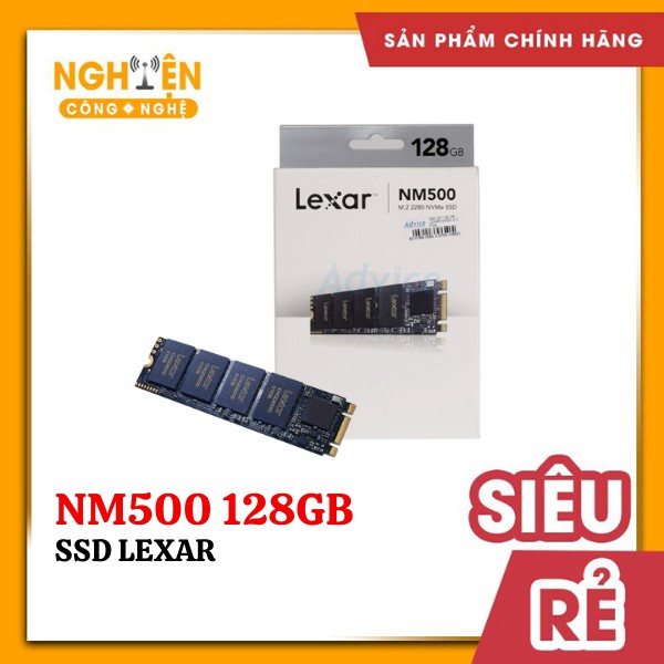 Ổ cứng SSD M2-PCIe 128GB Lexar NM500 NVMe 2280 -BH 3 NĂM