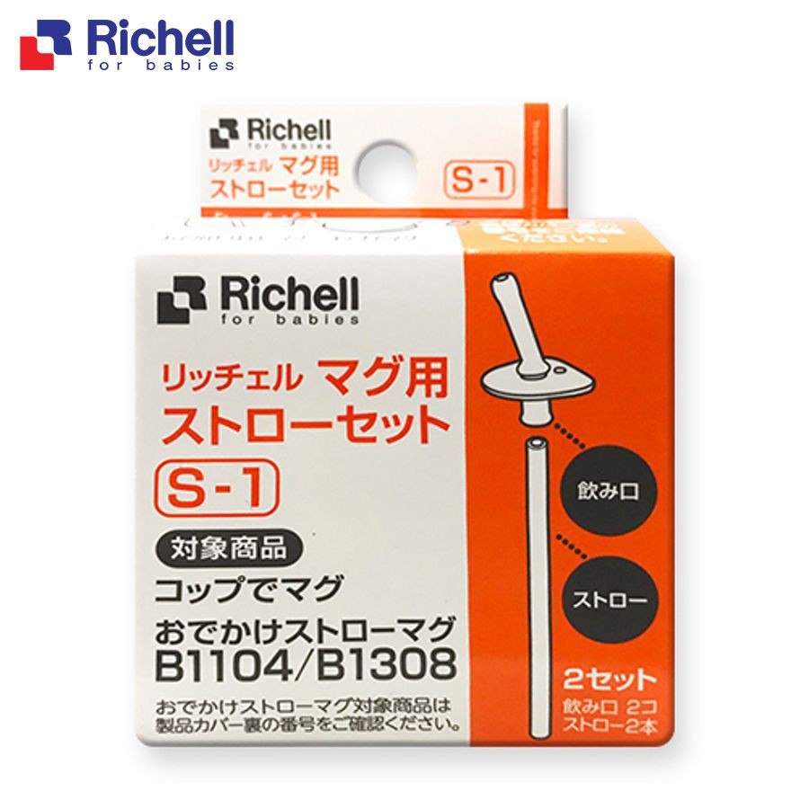 Ống hút thay thế cốc tập uống 3 giai đoạn S1 Richell