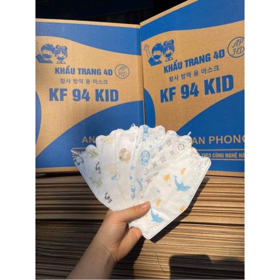 100 khẩu trang 4D KF 94 cho bé | BigBuy360 - bigbuy360.vn