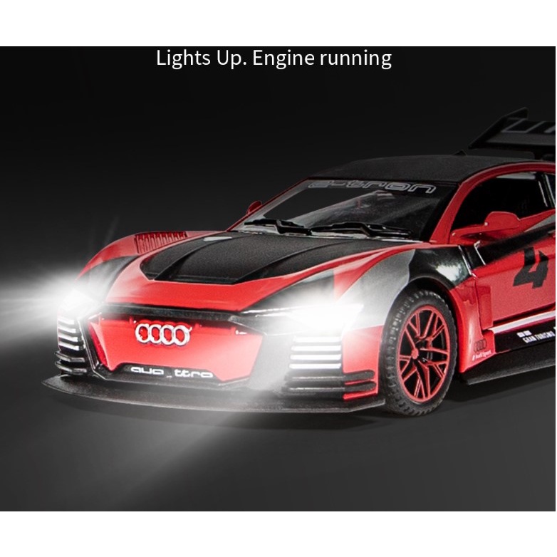 Siêu xe mô hình kim loại Audi e-tron Vision Gran Turismo Tỷ lệ 1:32