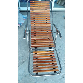 (giá hủy diệt lấy 5*) Ghế Gấp Inox nan gỗ Lim cao cấp