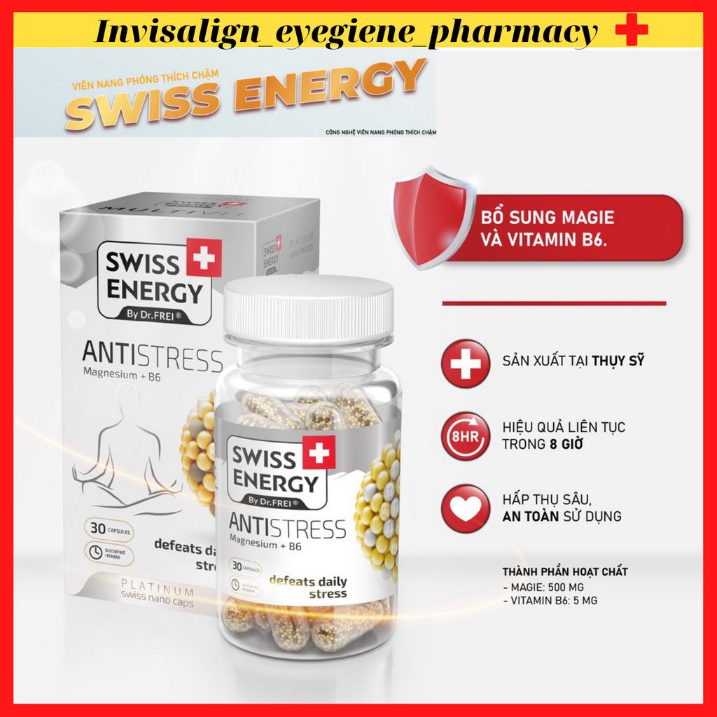 [ Hàng Nhập Khẩu Thuỵ Sĩ ] Viên Nang Hỗ Trợ Giảm Stress Swiss Energy Antistress (Hộp 30 Viên)