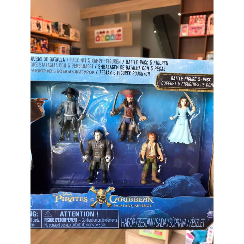 set 5 mô hình cướp biển Caribe
