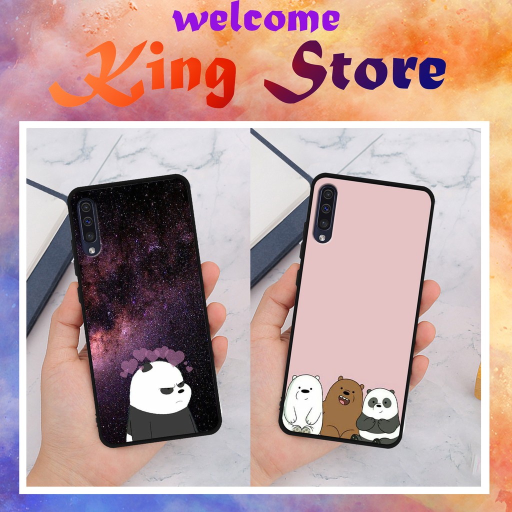 Ốp lưng SamSung A50/A70/A80 in hình Gấu Bear siêu ngộ nghĩnh, độc, lạ_KINGSTORE.HN_Ốp SS A50/A70/A80