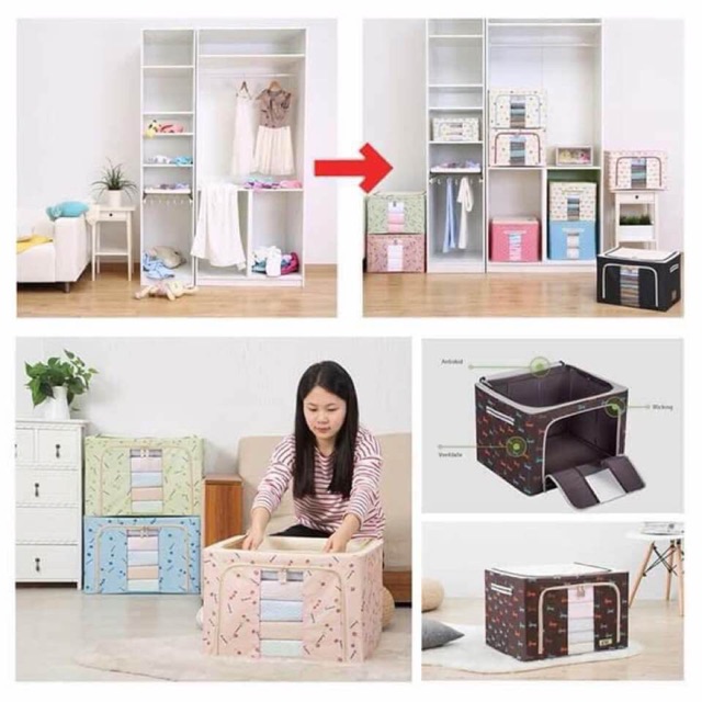 Túi vải khung sắt